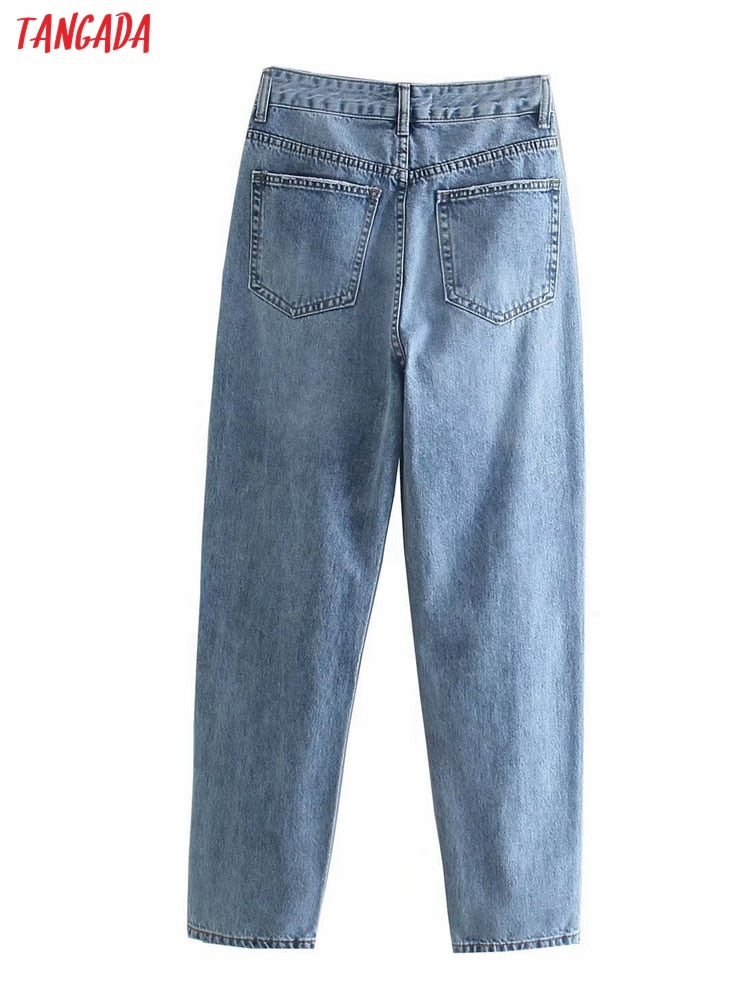Fashion Casual Black Jeans Pants for Women Trousers Pockets