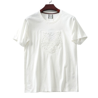 Summer New Short Sleeve O-neck 3D Letter Printed T-shirt Men