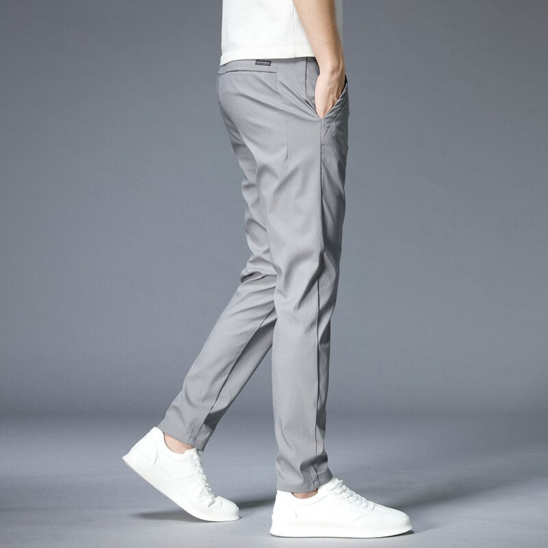 Summer Thin Casual Pants Men 4 Colors Classic Style Fashion