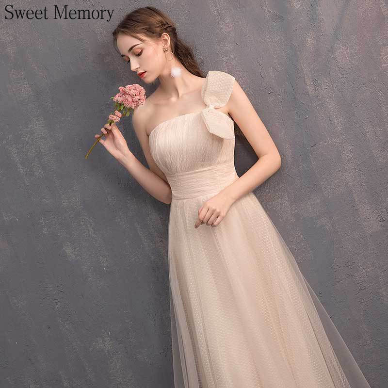 Homecoming Dresses: Long Light Cream Champagne Prom Dresses Tulle Formal Gown
