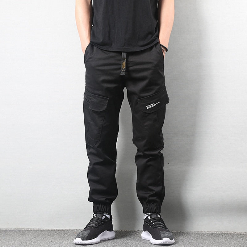 Men Fashion Streetwear Mens Jeans Jogger Pants Youth Casual Summer