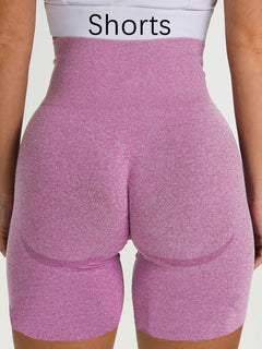 Seamless Leggings Women Sport Slim Shorts Tights Fitness High Waist Women