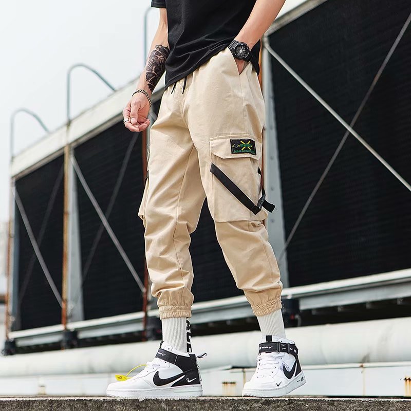 Streetwear Jogging Pants Men Harajuku Winter Spring Hip Hop Cargo Japanese