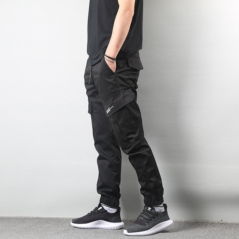Men Fashion Streetwear Mens Jeans Jogger Pants Youth Casual Summer
