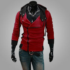 Casual Man Hoodie Sweatshirt Slim Male Zipper Streetwear Cardigan