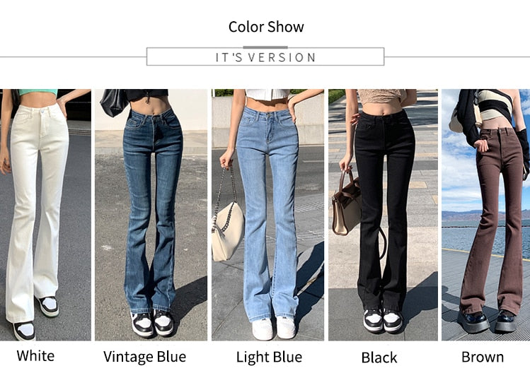 Flare Jeans Low Waist Loose Comfortable Jeans For Women Pants