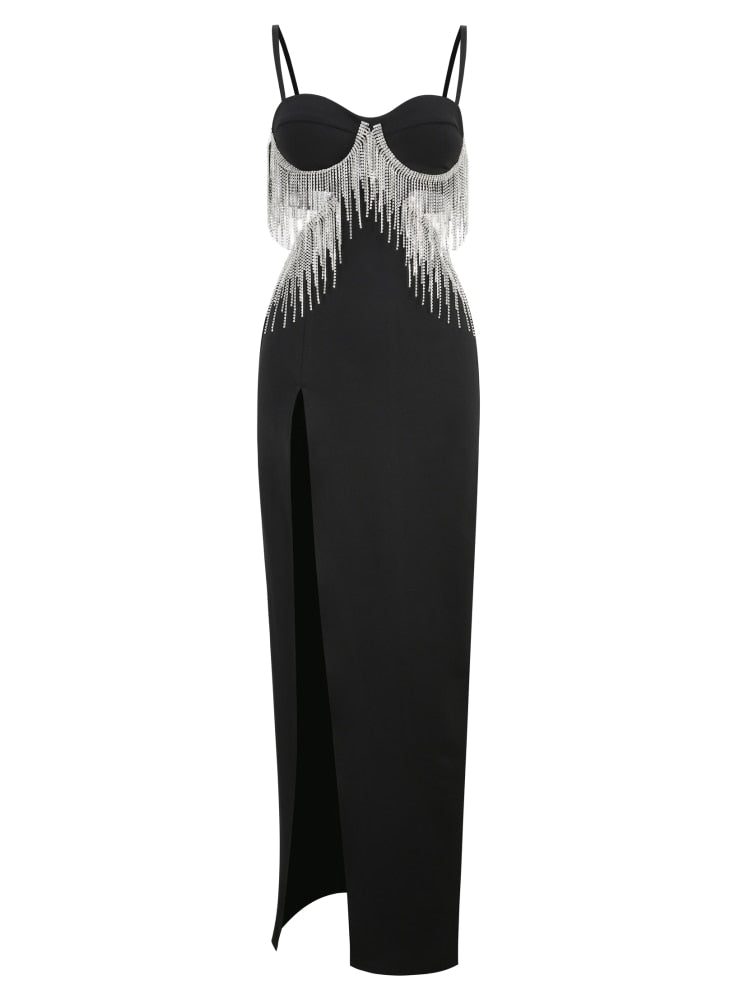 Evening wear Dresses: Diamond Tight Dress Maxi Club Luxury Bodycon Dress