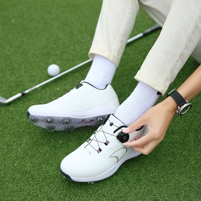 Professional Golf Shoes Spikes Outdoor Comfortable Golf Wears for Men