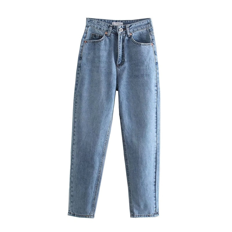 Fashion Casual Black Jeans Pants for Women Trousers Pockets