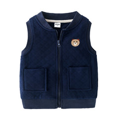 Children Vest Kids Thicken Waistcoat Outerwear Vest For Boys