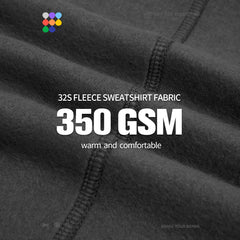 Winter Thick Fleece Lined Men&#39;s Hoodies Couple Oversized