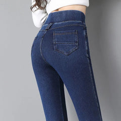 Korean Fashion Women Big Size Skinny Jeans Spring Autumn