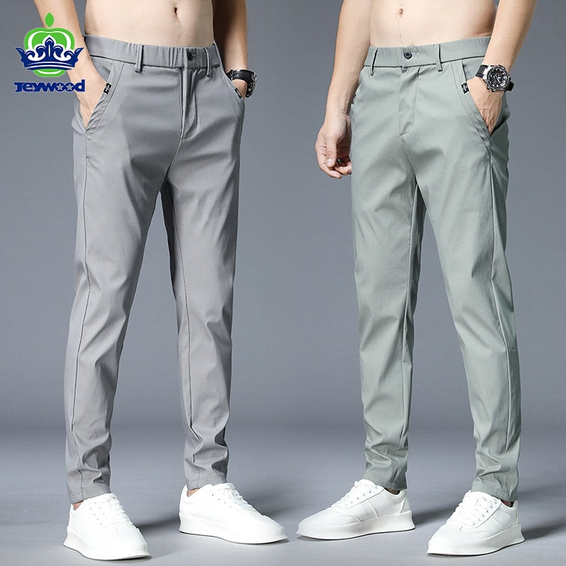 Summer Thin Casual Pants Men 4 Colors Classic Style Fashion