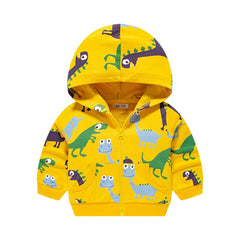 Jacket Kids Clothes Boys Jacket Coat 2-7Yrs Children Hooded Cardigan Zipper