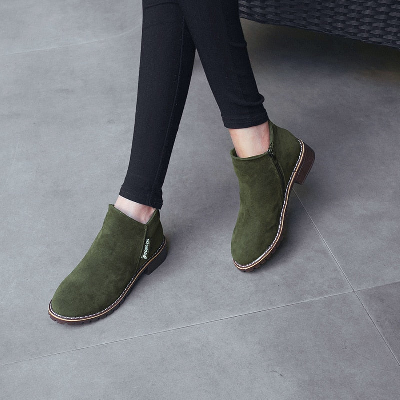 Women Boots Autumn Winter Boots Female Shoes Brand Ladies Ankle Boots