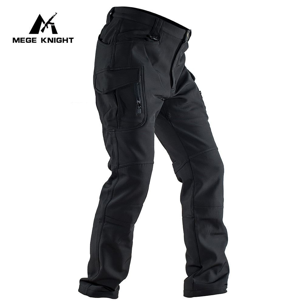 Warm Winter Soft Shell Fleece Pants Travel Waterproof Outdoor Trekking