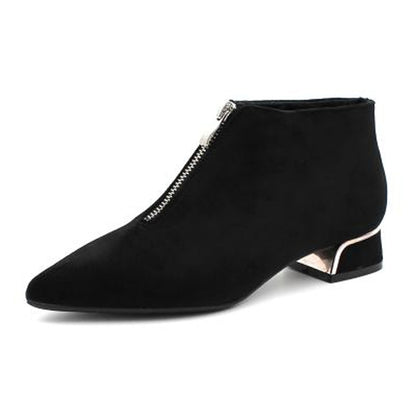 Fashion Boots Women Winter Shoes Pointed toe Women Ankle Boots