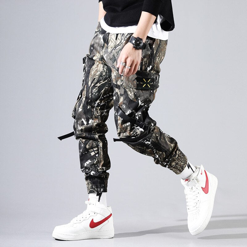 Streetwear Jogging Pants Men Harajuku Winter Spring Hip Hop Cargo Japanese