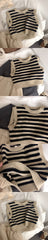 Children Striped Jacquard Vest Knitted Vest Baby Sweater