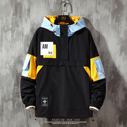 Men Jacket hoodie Fashion Casual Streetwear Hoodie Jacket