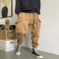 Military Style Camouflage Tactical Pants Streetwear Hip Hop Oversized Harem