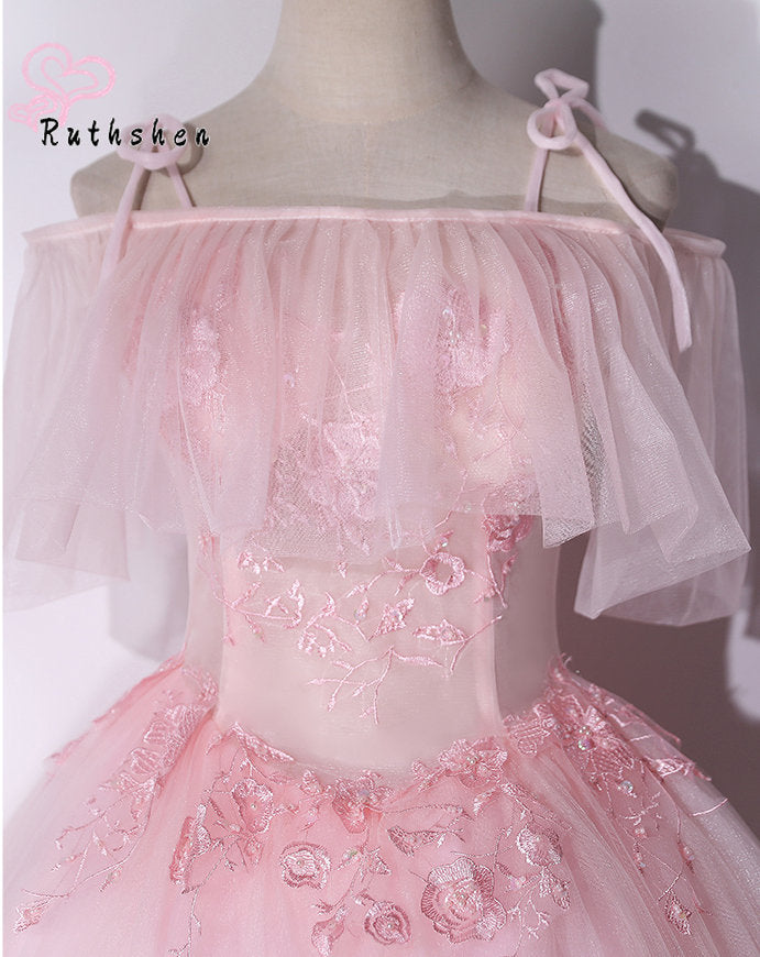 Homecoming Dresses: Ball Gown Prom Dresses Off The Shoulder See Through