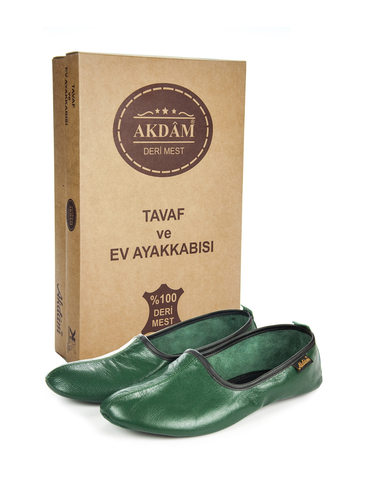 Genuine Halal Leather Shoes for Tawaf and Umrah or Home Black Shoe