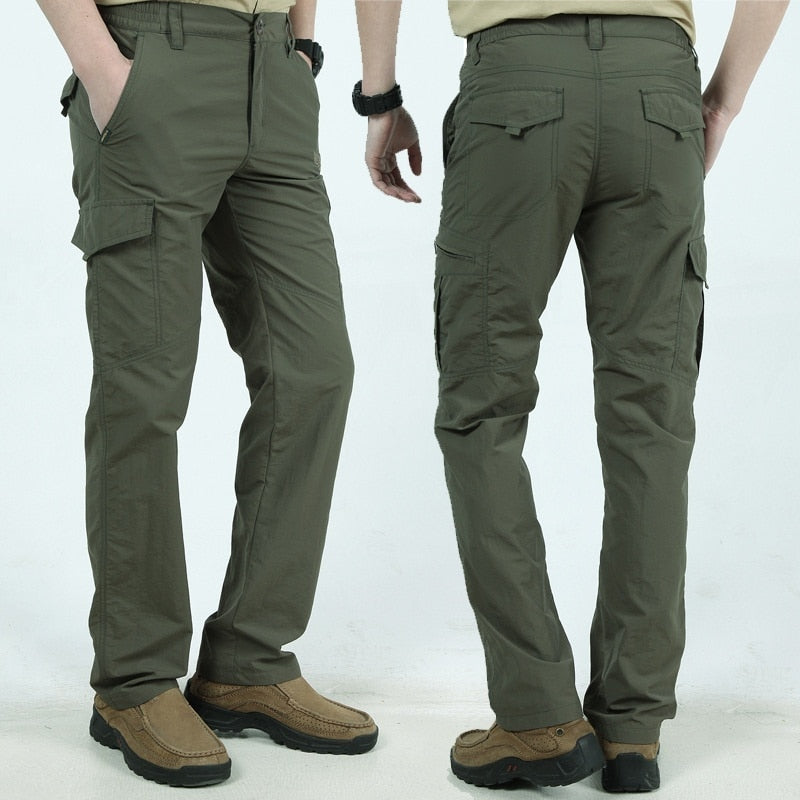 Army Military Tactical Cargo Pants Men Waterproof Quick Dry Breathable