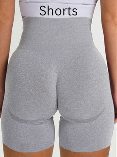 Seamless Leggings Women Sport Slim Shorts Tights Fitness High Waist Women