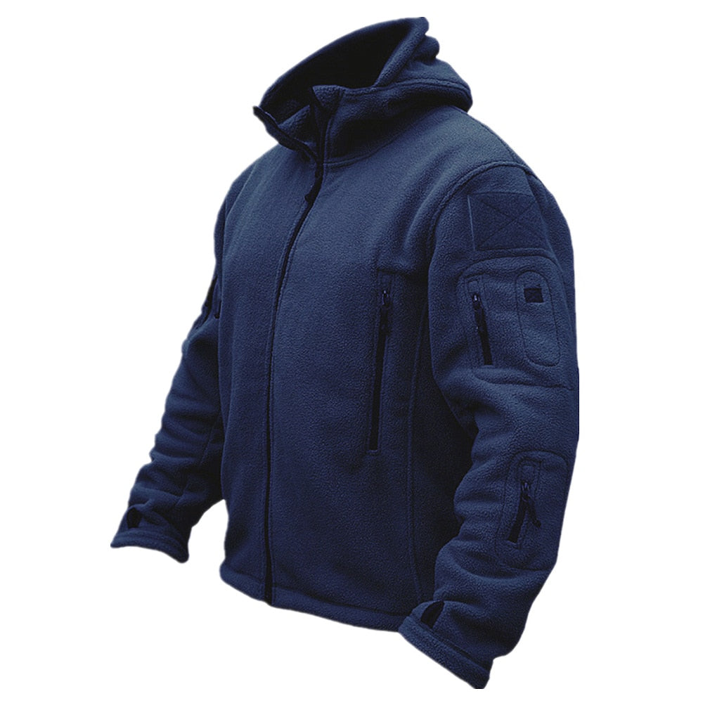 Men Outdoor Hiking Hooded Coats Warm Military Tactical Sport Fleece