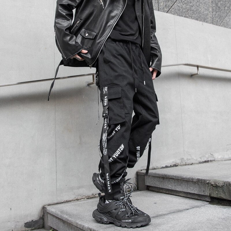 High Street Men Jogger  Hip Hop Haren Pants Street Harajuku Multiple