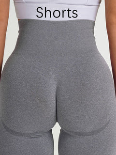 Seamless Leggings Women Sport Slim Shorts Tights Fitness High Waist Women