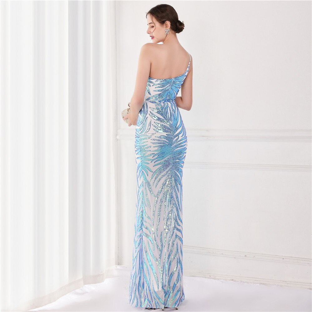 Evening wear Dresses: Strapless Evening Dresses Sequins Long Mermaid Party Gowns