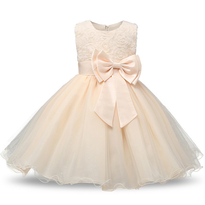 Fancy Girls Golden Sequin Tutu Dress Kids Snowflake Dresses Princess Costume