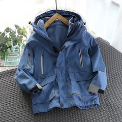 Spring Autumn Children Clothing Kid Clothes Hooded Inner Polar Fleece Boys