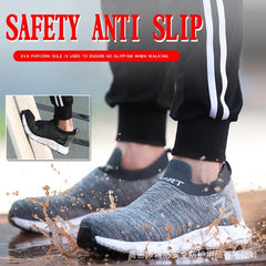 Shoes Men Puncture Resistant Work Boots Steel Toe Sneakers Indestructible