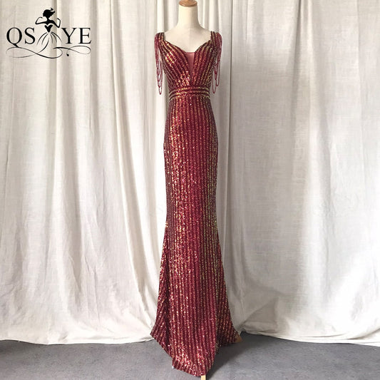 Homecoming Dresses: Prom Dresses V Neck Fitted Evening Gown Beading