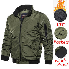 Men Military Jacket Coat Mens Autumn Winter Bomber Jackets Mens