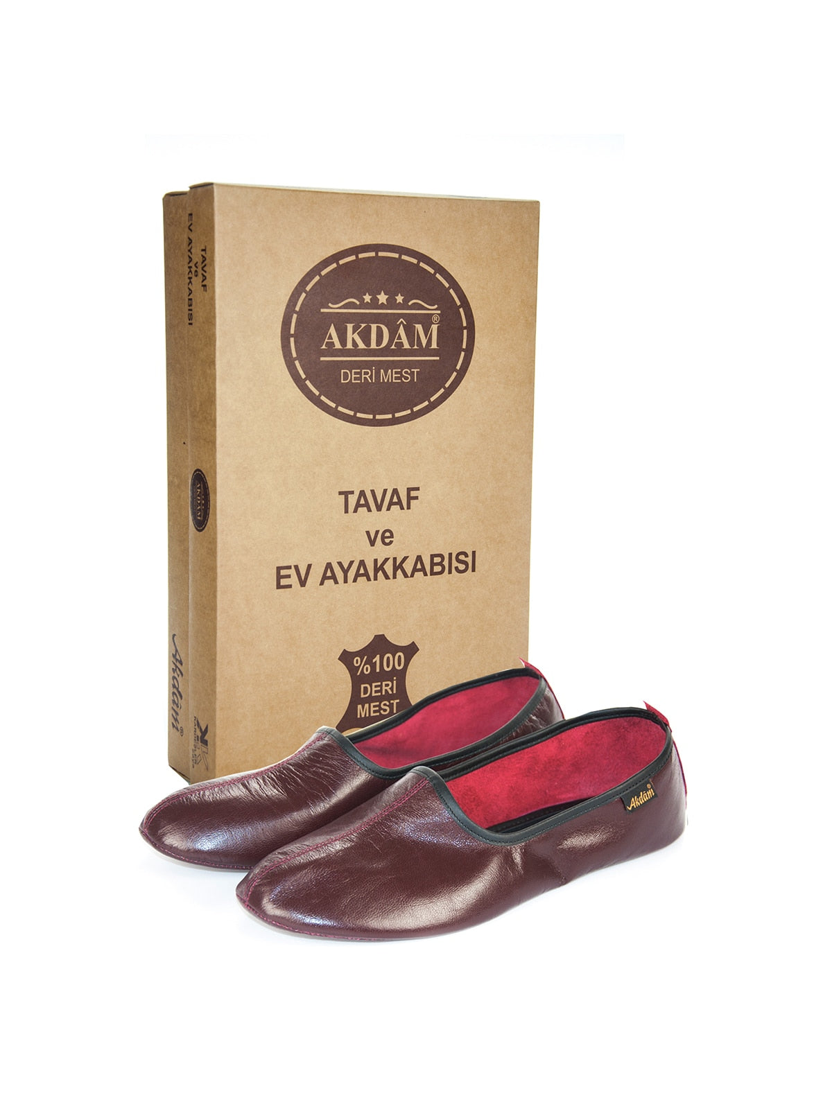 Genuine Halal Leather Shoes for Tawaf and Umrah or Home Black Shoe