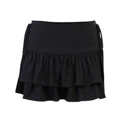 Streetwear Mall Goth Skirt Women Harajuku Y2k E-girl High Waist Bandage