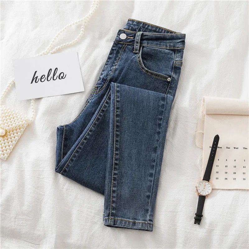 Jeans Women Autumn Slim Skinny Pants Spring Casual Girl Denim