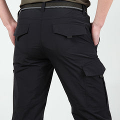 Outdoor Waterproof Tactical Cargo Pants Men Breathable Summer Casual