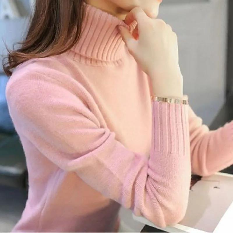Women's Sweater Turtleneck Trending Sweater Fashion Top