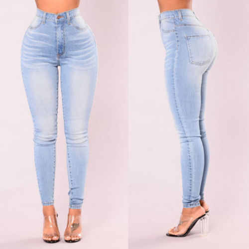 Jeans Women Denim Skinny Pants High Waist Stretch Lady Jeans Push Up