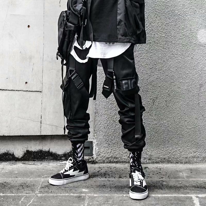 Fashion Men Cargo Pants y2k Techwear Streetwear Harajuku High street