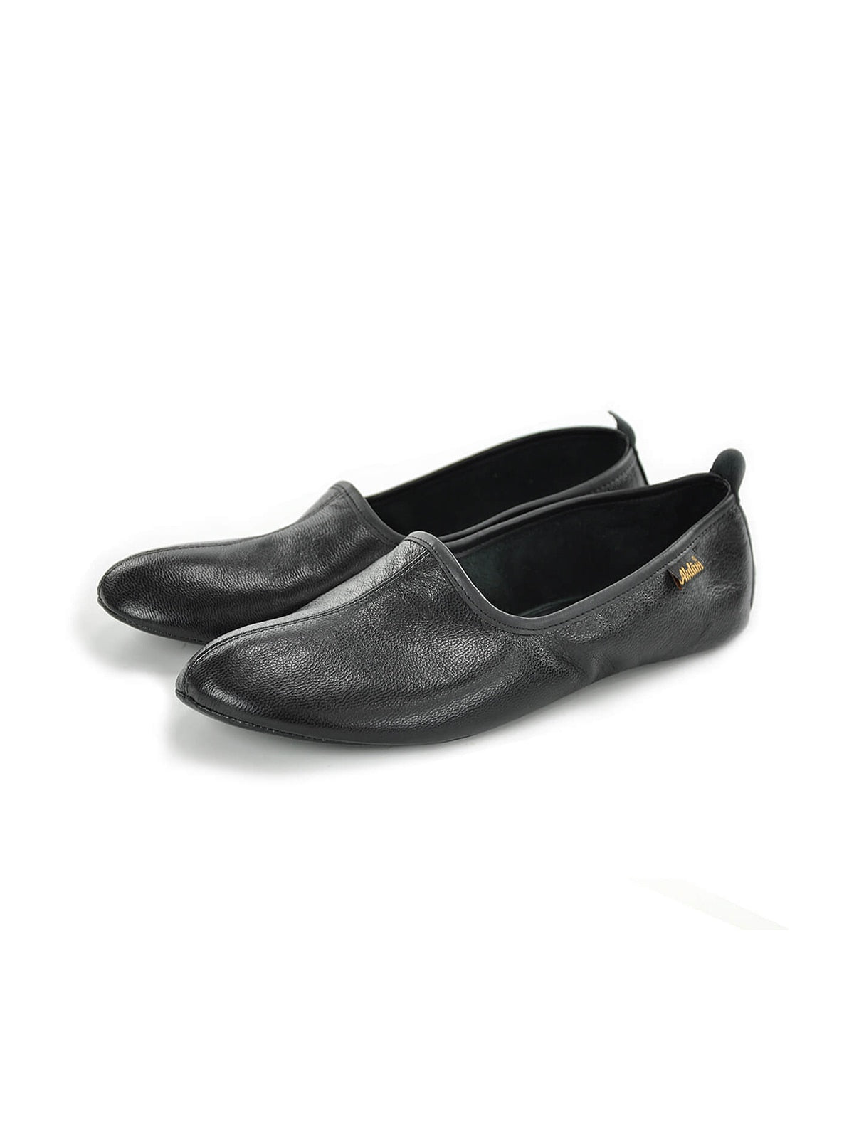 Genuine Halal Leather Shoes for Tawaf and Umrah or Home Black Shoe