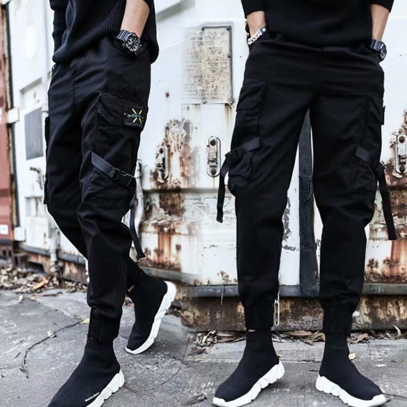 Streetwear Jogging Pants Men Harajuku Winter Spring Hip Hop Cargo Japanese