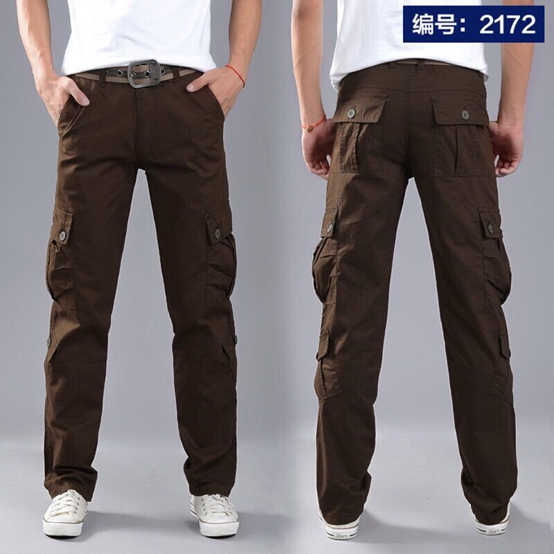 Multi-Pocket Casual Pants Men Military Tactical Joggers Cargo Pants Men