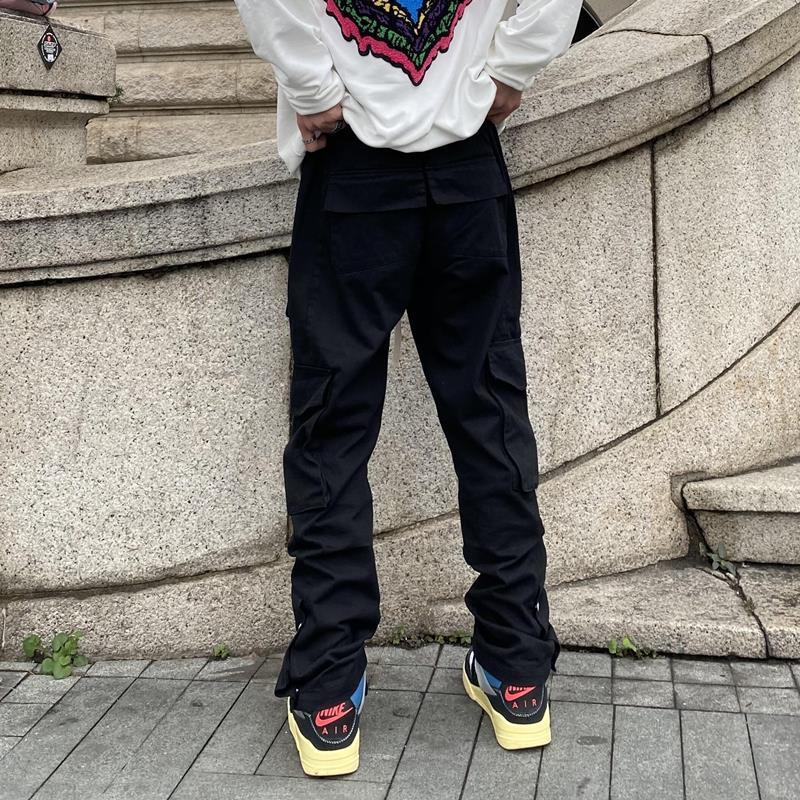 Fashion Chic Men Cargo Pants Streetwear Joggers High Street Techwear Man