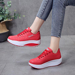 Shake Shoes for Women Platform Running Sneakers Thick Bottom Wedges Sneakers